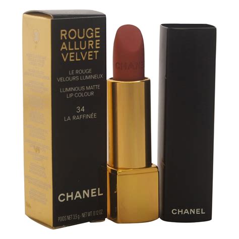 chanel allure velvet 34|chanel lipstick rouge allure velvet.